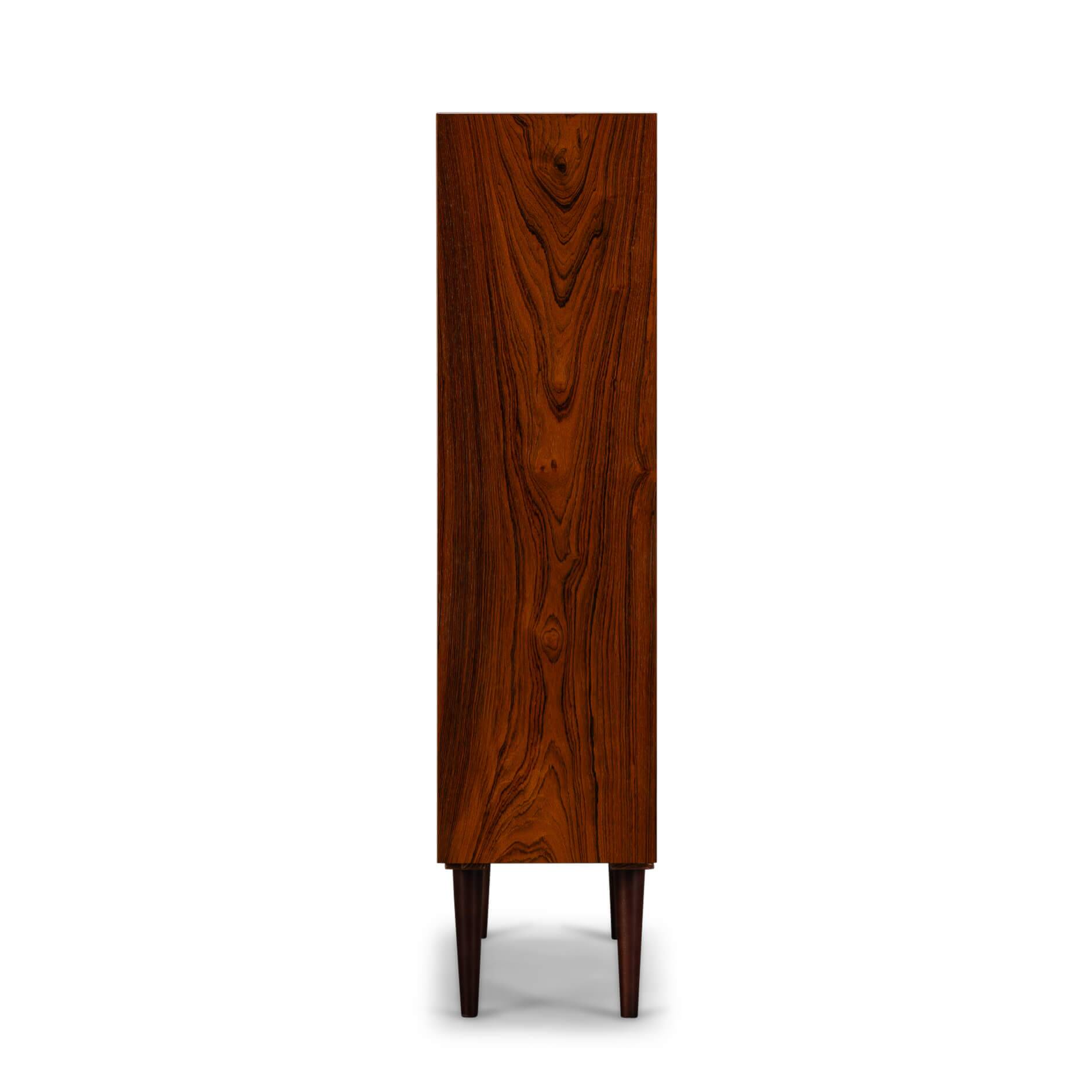 Danish Design Rosewood Bookcase by Hundevad & Co, 1960s