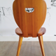 Set of 2 low pine chairs by Carl Malmsten for Svensk Fur 1950