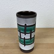 Vintage 1960s roll vase