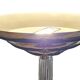 G. frattini for relco vintage chrome floor lamp with glass stems