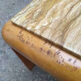 Table basse architonic en travertin