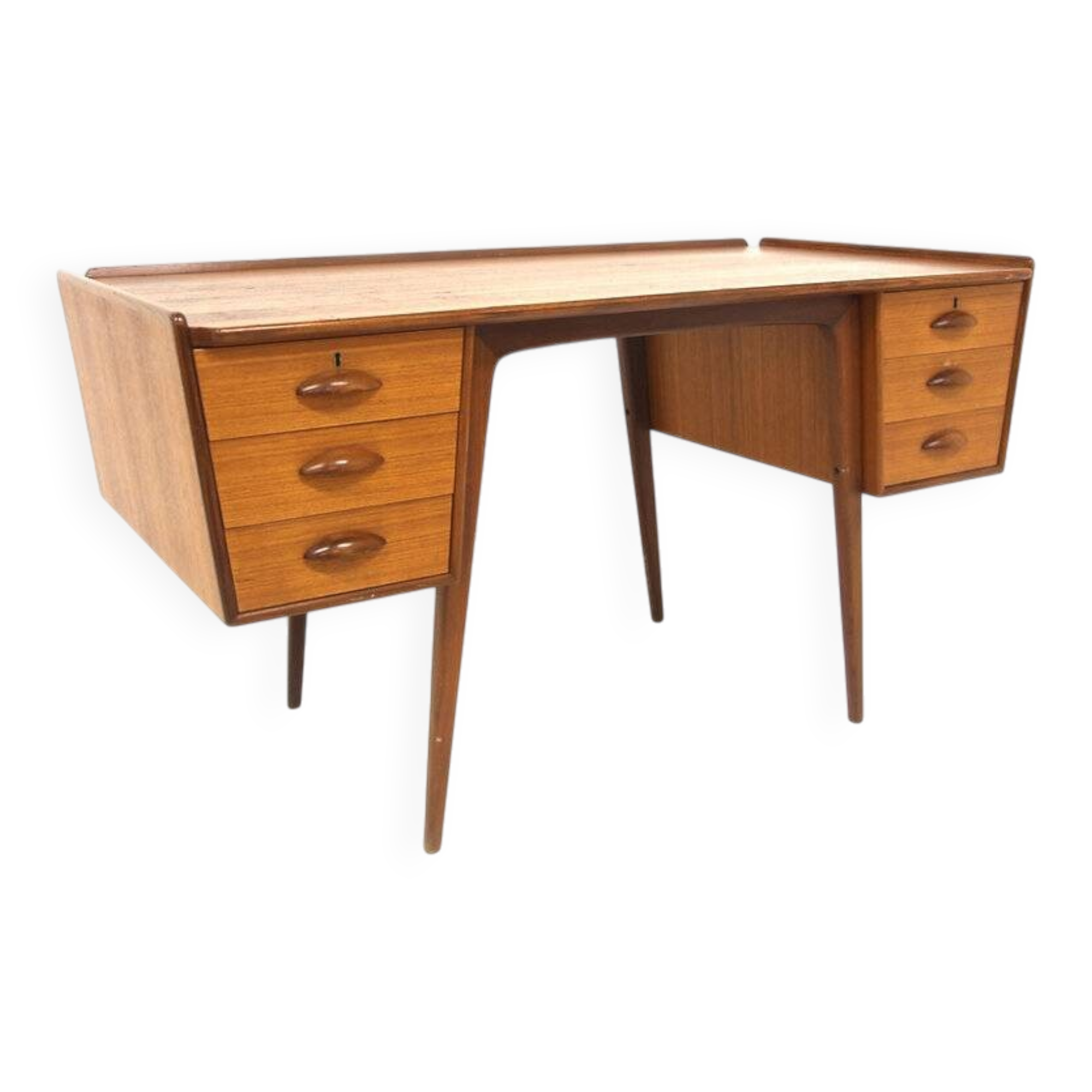 Scandinavian teak desk "PL. Uddebo", Svante Skogh, Sweden, 1950