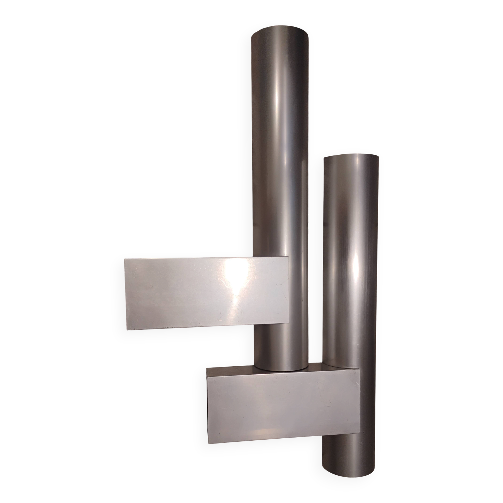 2 glass wall lights designed by Cesar Putzeys