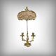 Chandelier with a gilded bronze shade, Louis XV style – Mid 19th century
