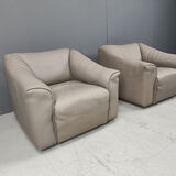 Pair of DS47 armchairs, 1970s