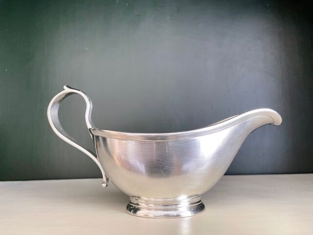 Silver metal sausage maker Detjen, 30s