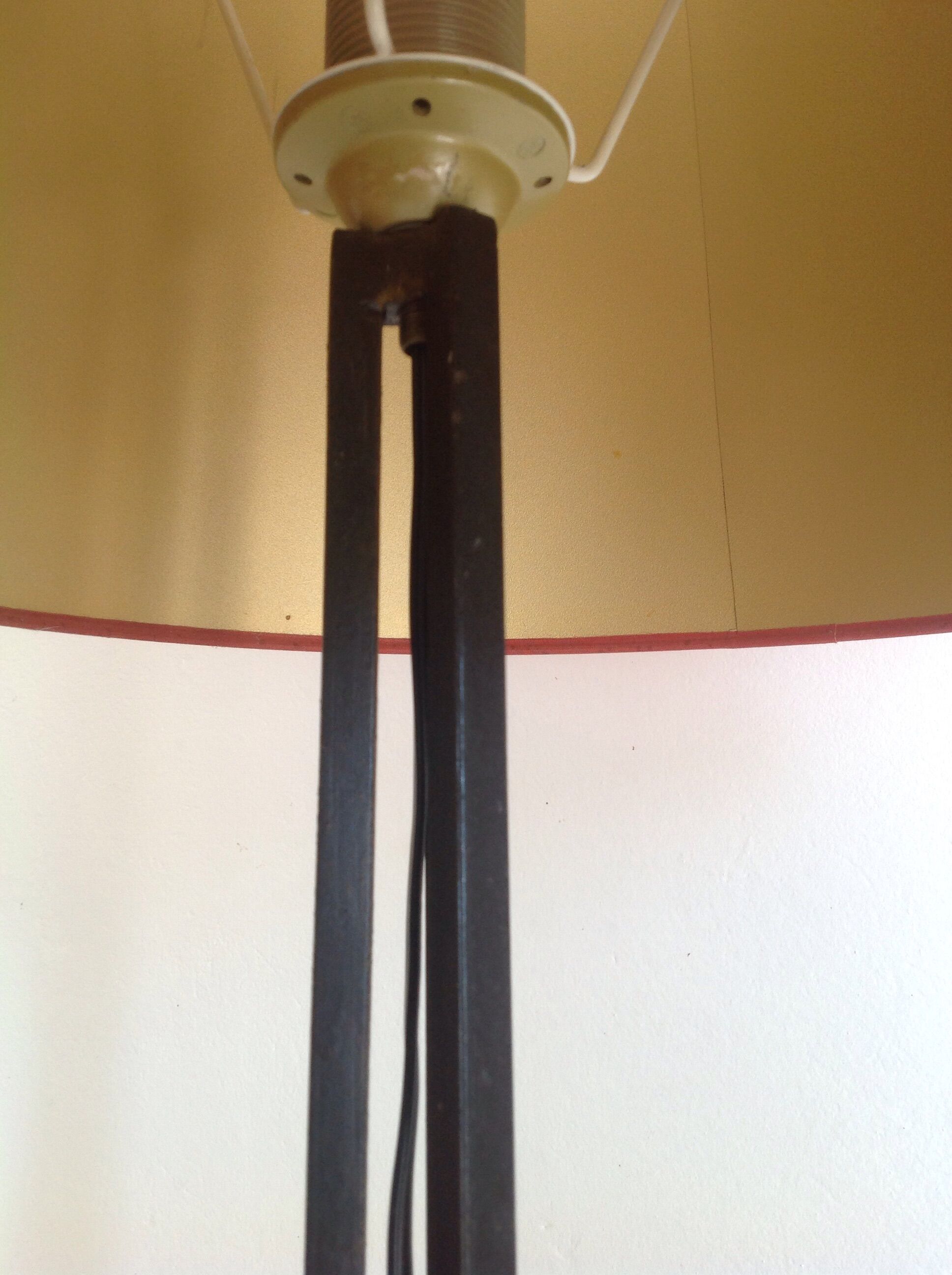 Lamppost in wrought iron