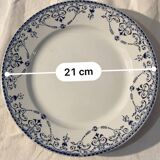 Soup tureen and plates France HB&cie Terre de fer