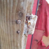 Wearing old 18th two-leaf mouldings