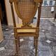 Napoleon III chair in gilded wood, Louis XVI style