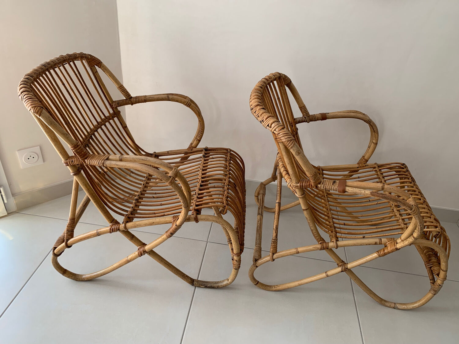 Pair of vintage armchairs