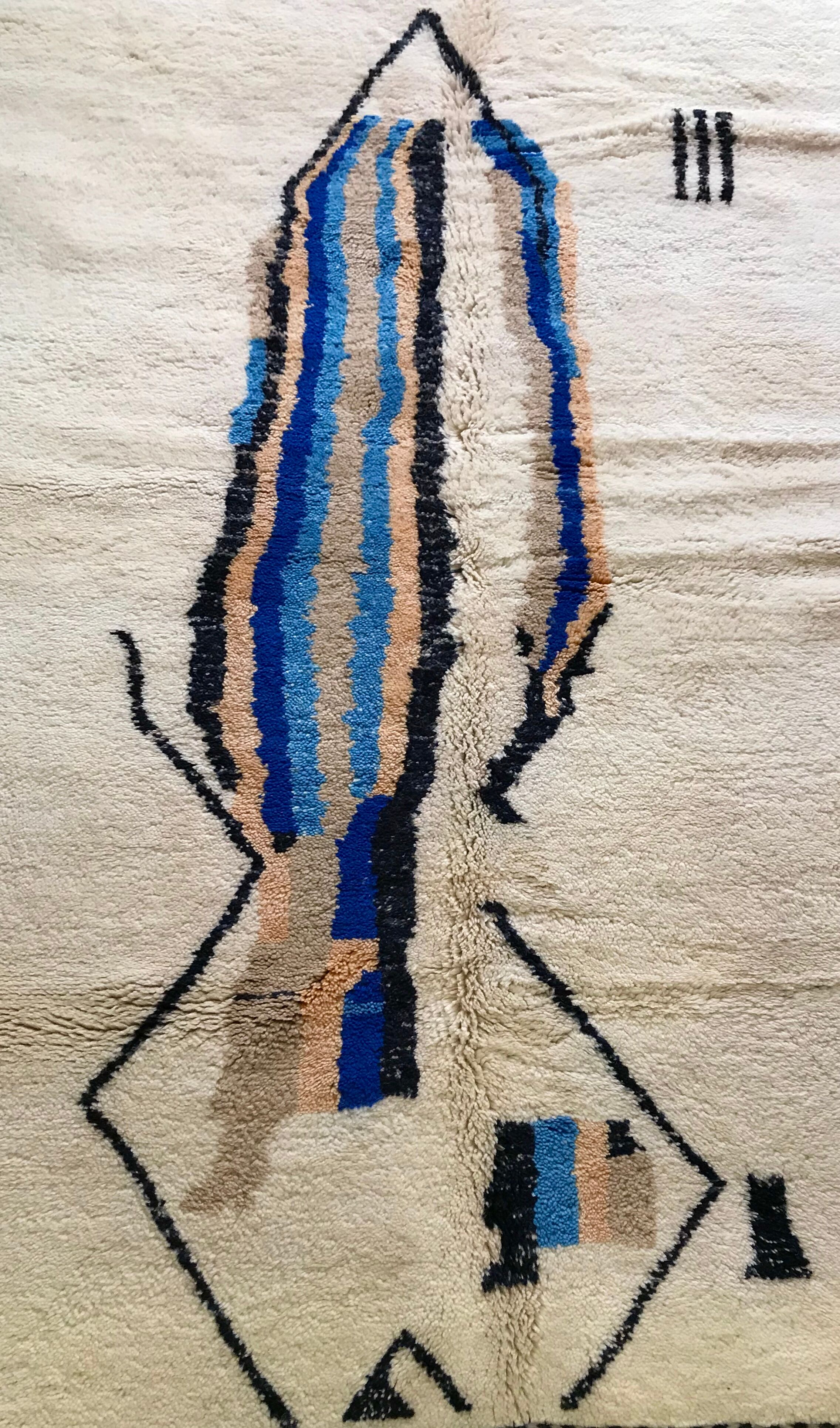 Tapis Marocain Moderne Beni Mrirt