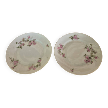 Paire de plats compotiers anciens