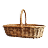 Panier plat vintage français