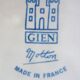 6 large flat plates Pierre Motton for Gien circa 1930