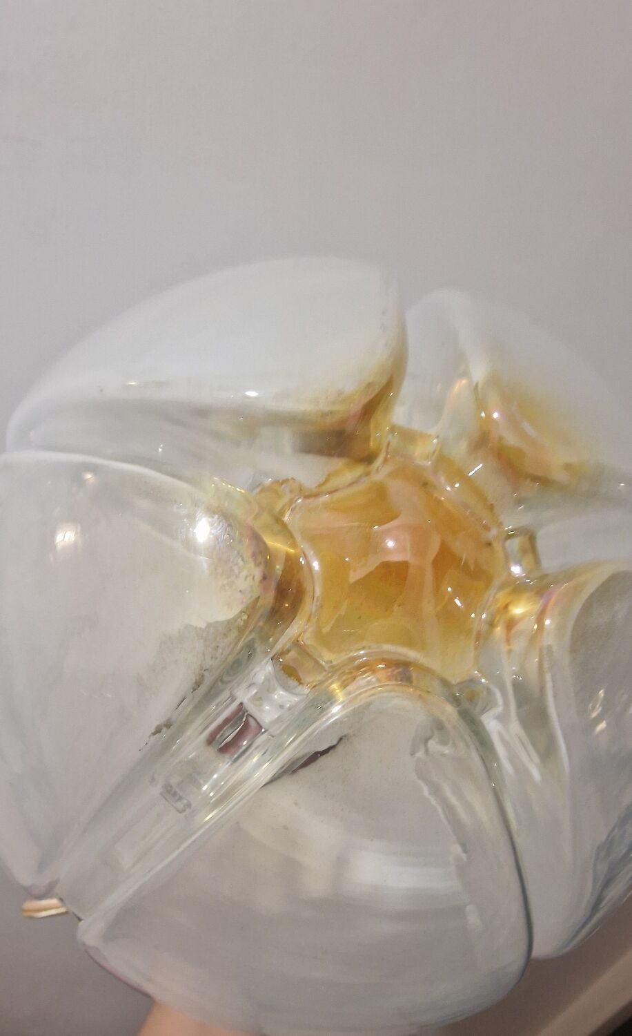 Mazzega suspension lamp from murano reelectrified