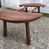 Table ronde brutaliste