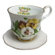 Antique porcelain cup and sub-cup