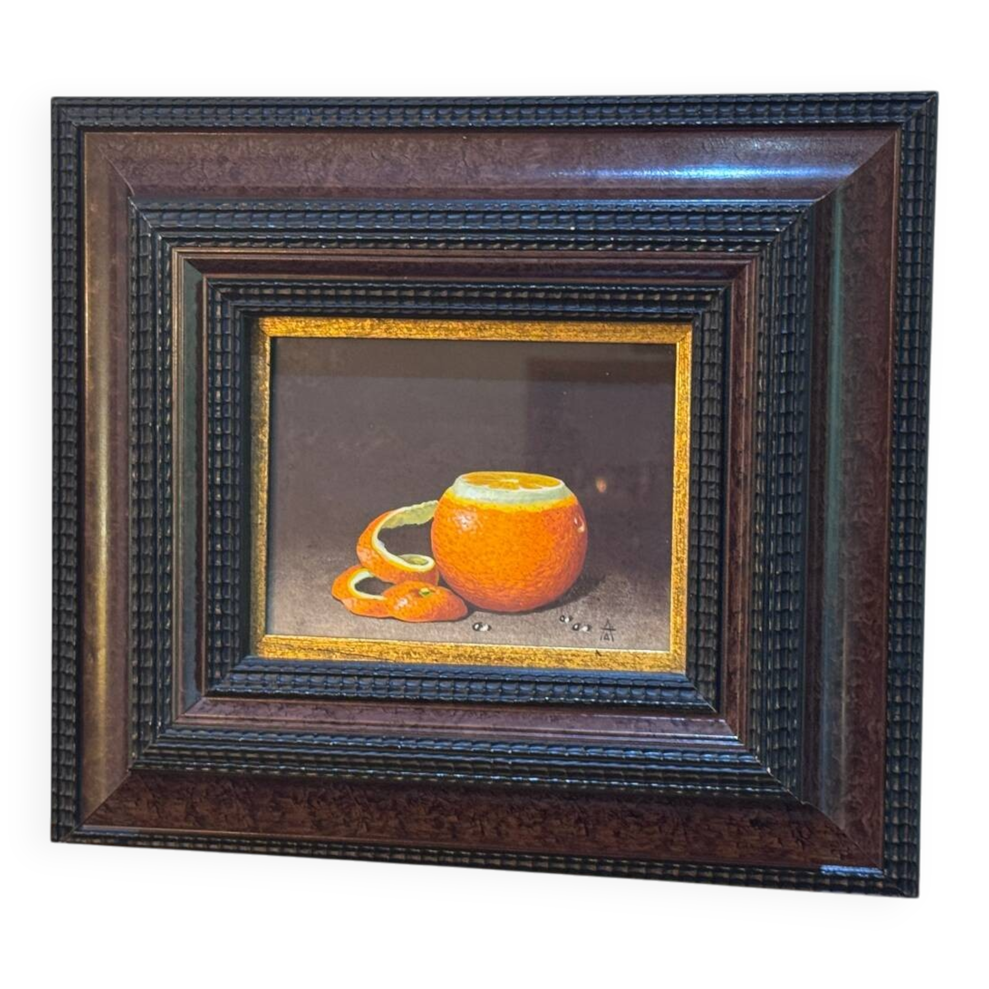 « Orange » par André Doroguine - Gouache - École de St Petersbourg