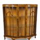 Art Deco display cabinet in walnut from the 1930s.
