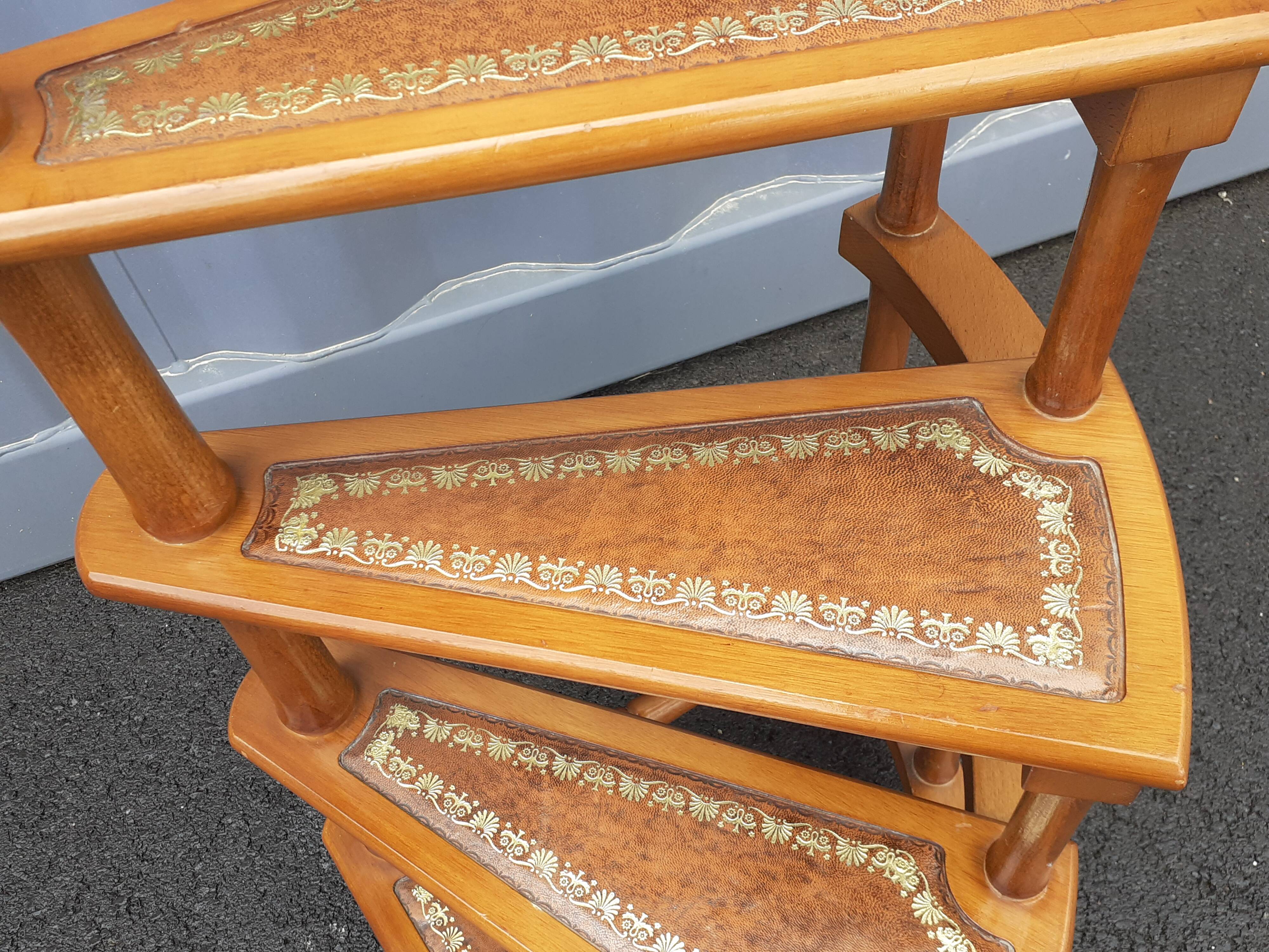 Ancient library staircase