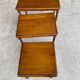 Set of 3 Nesting Tables in Solid Cherry Wood NF Furniture Loui
