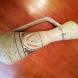 Large ceramic pitcher vase signed Foreign Height 50 cm