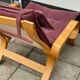 Vintage Swedish Bent Wood Lounge Chair