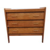 Vintage chest of drawers holes drawers