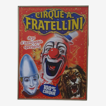 Grande affiche de Cirque Fratellini