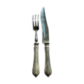 Fourchette et couteau à découper