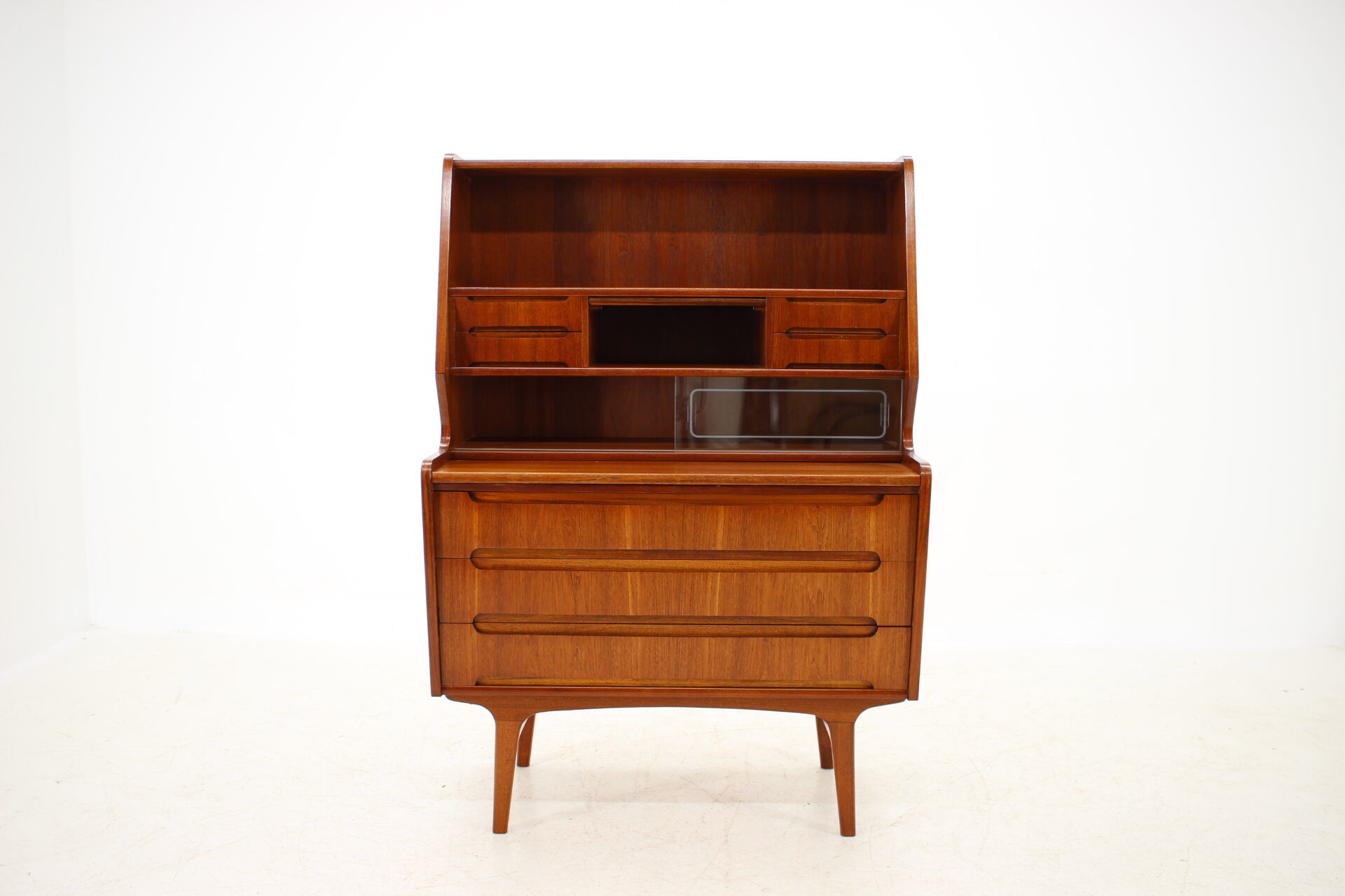 Mid-century Danish teak secretaire, 1960s