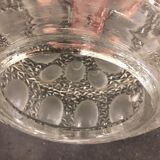 Glass ceiling lamp in moulded glass around 1960