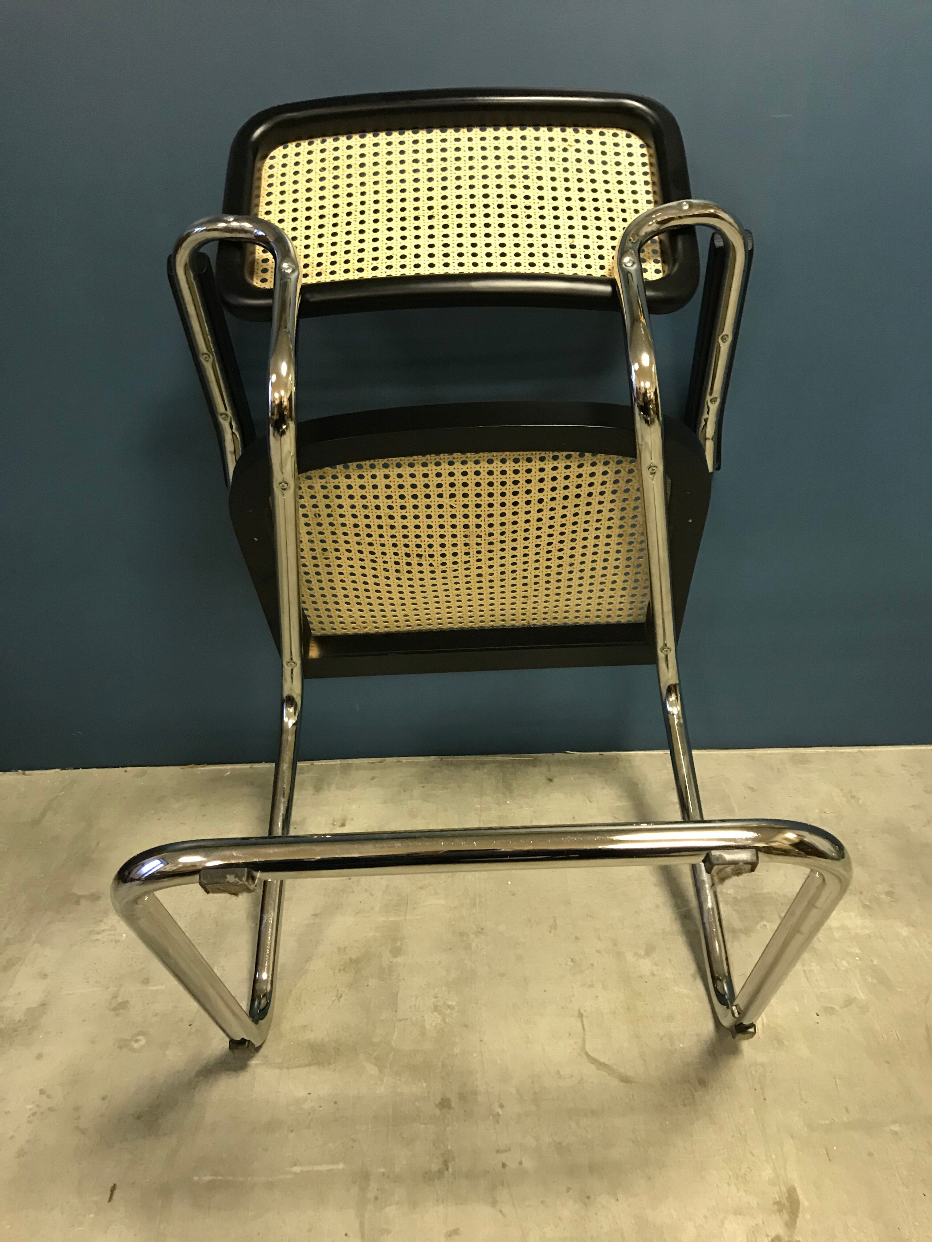 B64 Marcel Breuer armchair with canning
