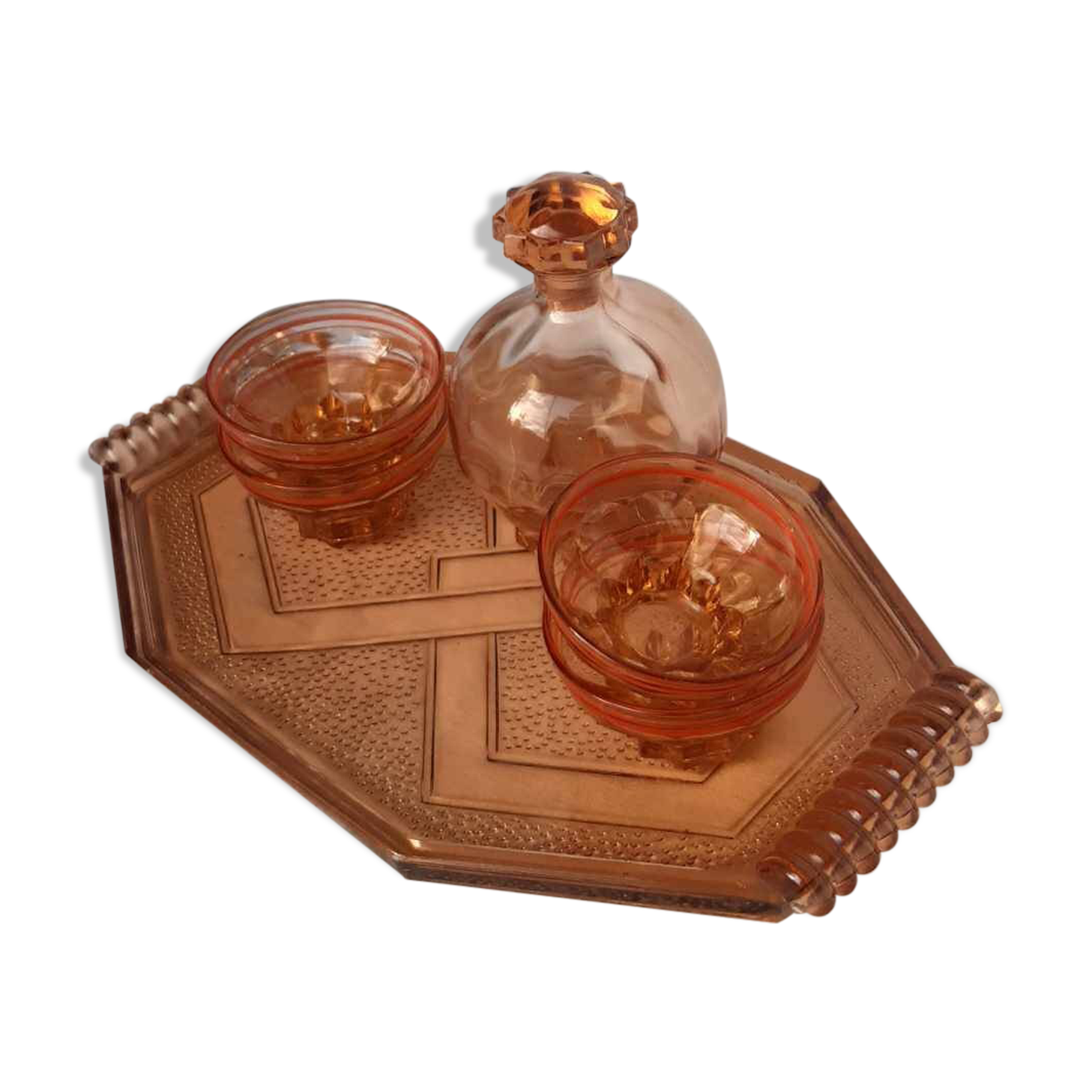 Service à Liqueur Art Déco de De Rupel, Belgique, 1938