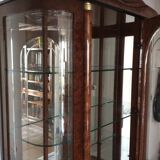 Window magnifier walnut