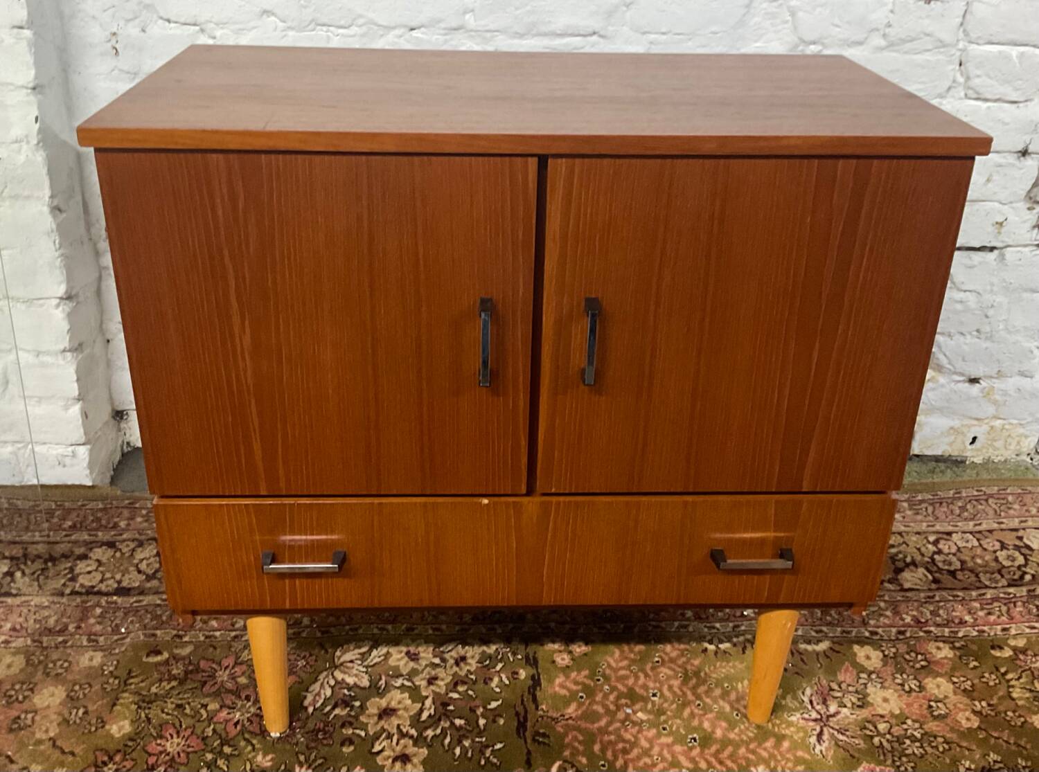 Vintage teak TV cabinet from the 60s