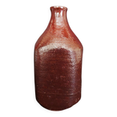 Bouteille flacon en grès vernissé poterie de Mango