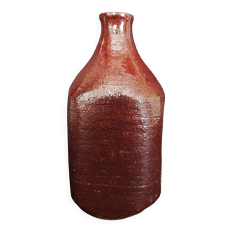 Bouteille flacon en grès vernissé poterie de Mango