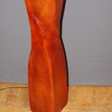 Orange fiberglass floor lamp design