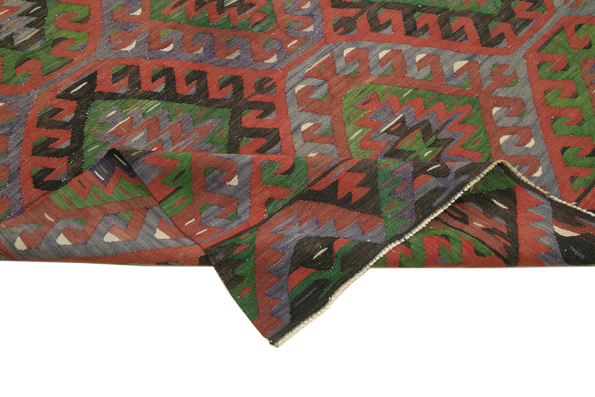 Turkish Handmade Vintage Anatolian Kilim 164 cm x 290 cm