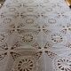 Dessus de lit ancien en crochet fait main