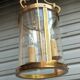 Antique lantern in bronze and brass Louis XVI style in working order