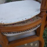 Paire chaises médaillon