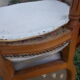 Paire chaises médaillon