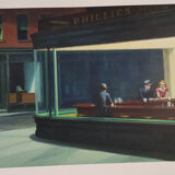 Edward Hopper reproduction poster