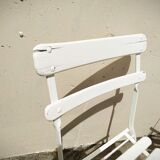 Paire de chaises de jardin anciennes