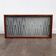 Small glass-fronted wall cabinet in teak with drawers, Denmark, 1960.
