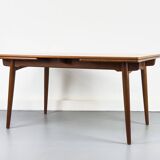 Table à manger en teck AT-312 par Hans J. Wegner pour Andreas Tuck, années 1960