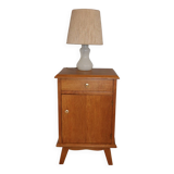 Light oak bedside table 1960